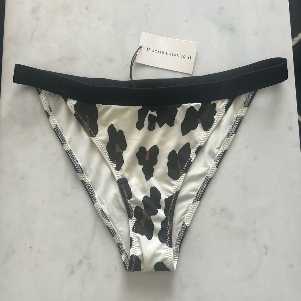 Solid & Striped Bikini Bottom